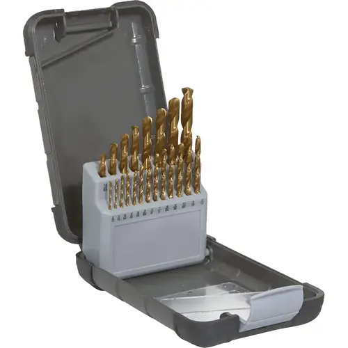 Titanium Drill Bit Set 21-Piece Titanium Drill Bit Set 21-Piece