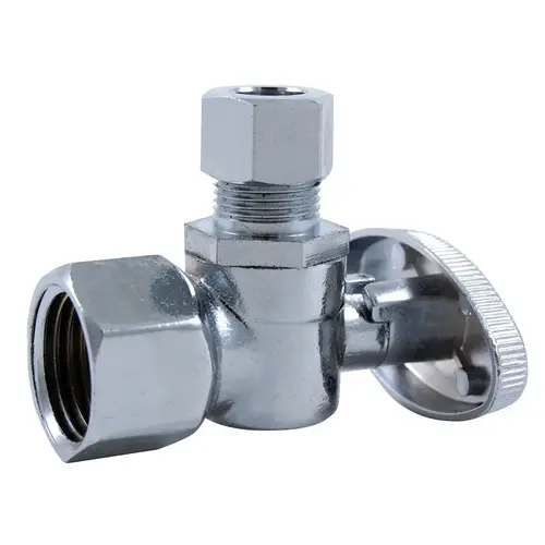 1/4 Turn Angle Stop 1/2" FIP x 3/8" Comp 1/4 Turn Angle Stop 1/2" FIP x 3/8" Comp