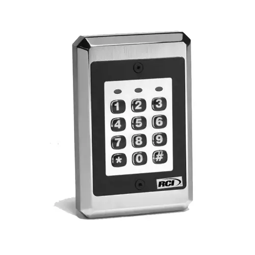 Keypad Satin Stainless Steel