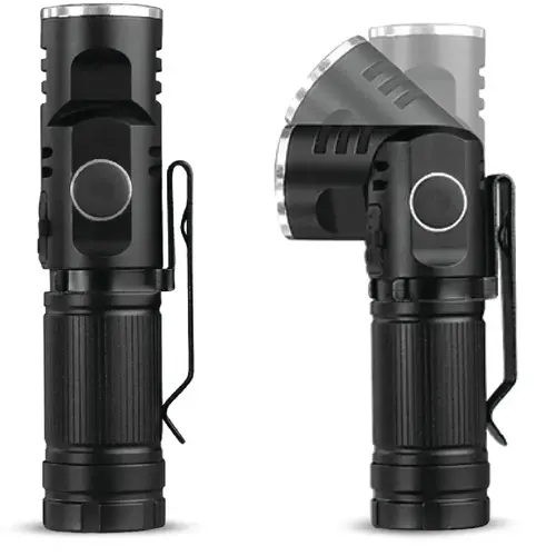 Feit 500 Lumen LED Flashlight with Pivot Head Feit 500 Lumen LED Flashlight with Pivot Head