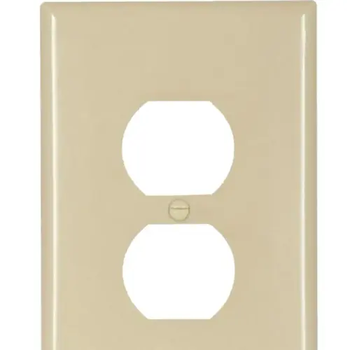 Eaton 1-Gang Jumbo Ivory Thermoplastic Duplex Wall Plate, Pack of 30 Eaton 1-Gang Jumbo Ivory Thermoplastic Duplex Wall Plate, Pack of 30