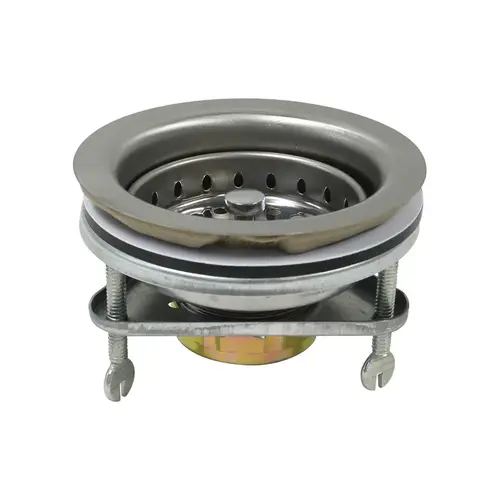 SS Sink Strainer Assembly with Pre-Installed Putty SS Sink Strainer Assembly with Pre-Installed Putty