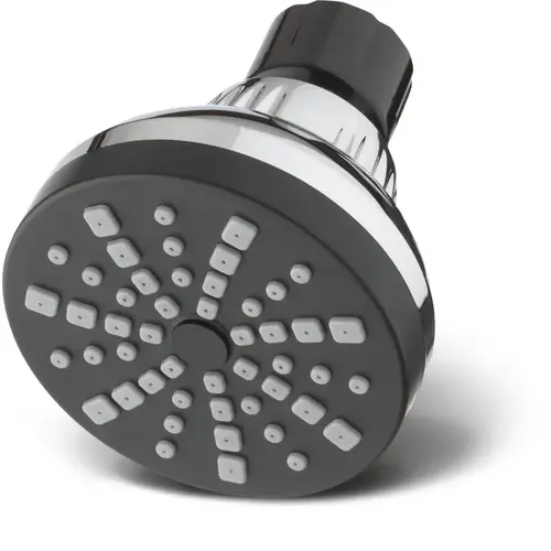 Project Source Single-Spray 3-in Round Chrome Showerhead Project Source Single-Spray 3-in Round Chrome Showerhead