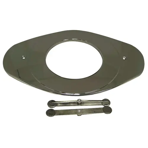 T/S Brushed Nickel Single Lever Remodel Plate T/S Brushed Nickel Single Lever Remodel Plate