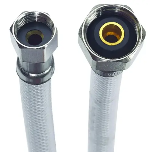 PVC Faucet Supply Line 3/8" Flare X 1/2" IPS X 12" PVC Faucet Supply Line 3/8" Flare X 1/2" IPS X 12"