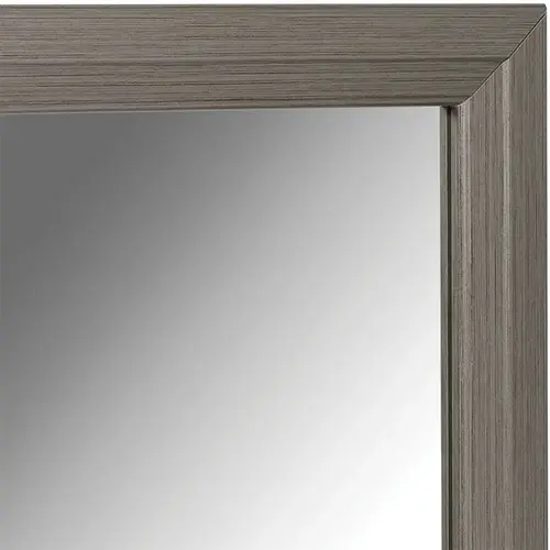 Framed Mirror with Brushed Nickel Frame 30" x 36" Framed Mirror with Brushed Nickel Frame 30" x 36"