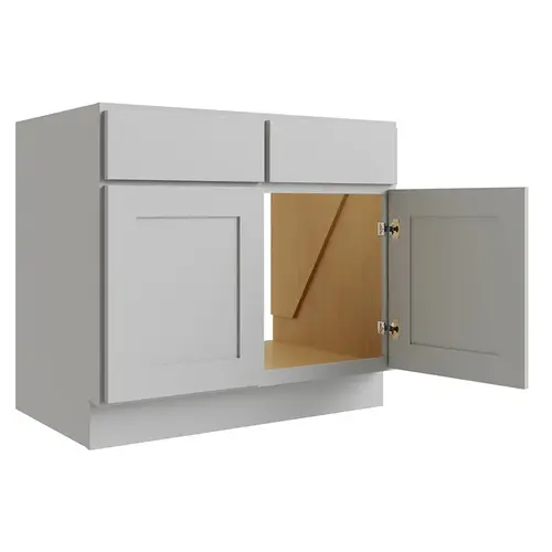 Reliabilt Parkstone Grey Sink Base Cabinet, 33-in W Reliabilt Parkstone Grey Sink Base Cabinet, 33-in W