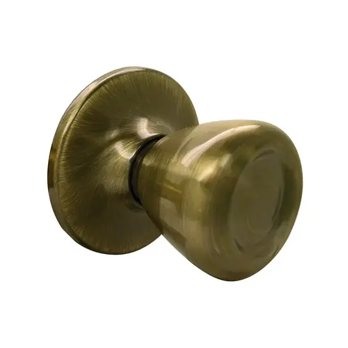 Tulip Passage Knob Antique Brass Tulip Passage Knob Antique Brass