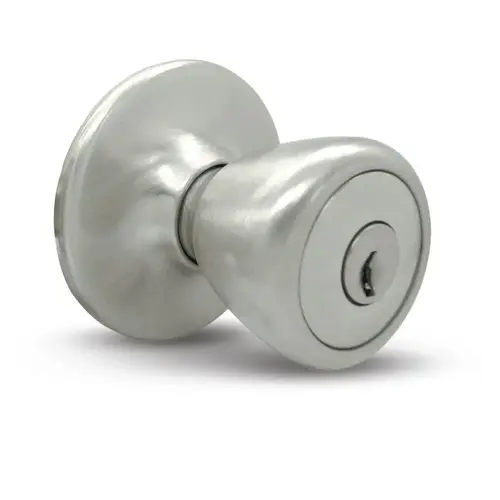 Tulip Entry Knob Satin Nickel Tulip Entry Knob Satin Nickel