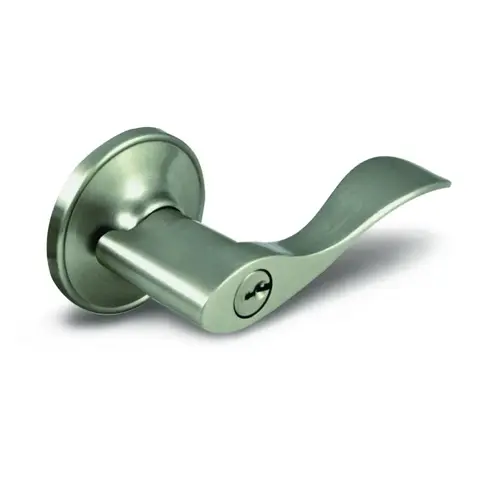 Wave Entry Lever Satin Nickel Wave Entry Lever Satin Nickel
