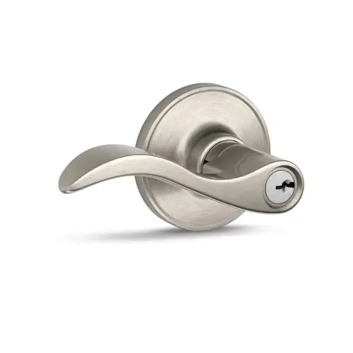 Schlage Seville Entry Lever Satin Nickel Schlage Seville Entry Lever Satin Nickel