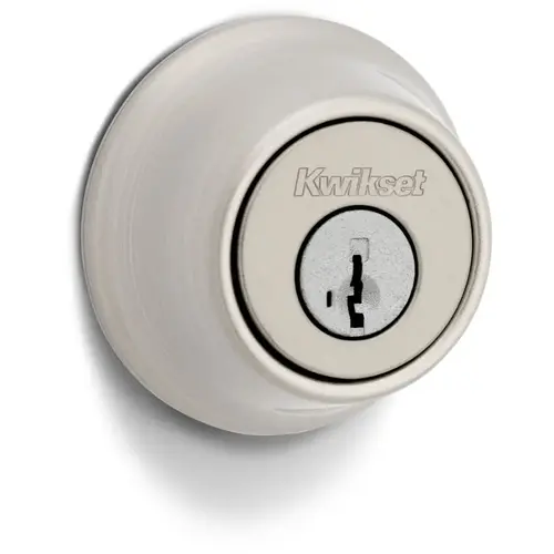 SmartKey 660 Deadbolt, Keyed 1 Side Satin Nickel SmartKey 660 Deadbolt, Keyed 1 Side Satin Nickel