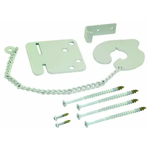 Texas Bolt Door Latch White Texas Bolt Door Latch White
