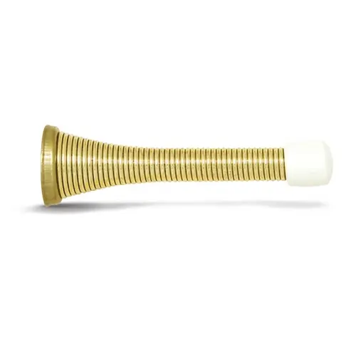 Spring Door Stop Heavy-Duty Polished Brass 3" - pack of 10 Spring Door Stop Heavy-Duty Polished Brass 3" - pack of 10