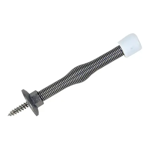 Spring Door Stop Satin Nickel 3" - pack of 10 Spring Door Stop Satin Nickel 3" - pack of 10