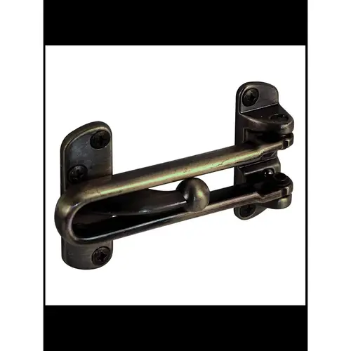 Door Slide Security Latch Antique Brass Door Slide Security Latch Antique Brass