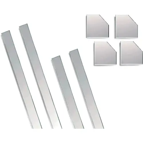 Mirror Strip Kit Acrylic Self-Adhesive - pack of 4 Mirror Strip Kit Acrylic Self-Adhesive - pack of 4