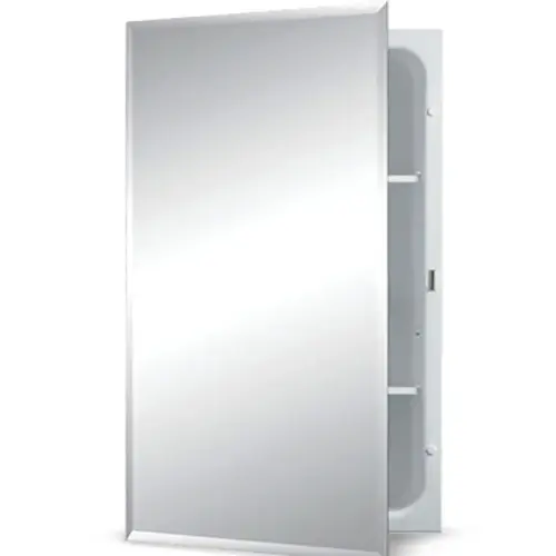 Recessed Medicine Cabinet Beveled Mirror 16" x 26" Recessed Medicine Cabinet Beveled Mirror 16" x 26"