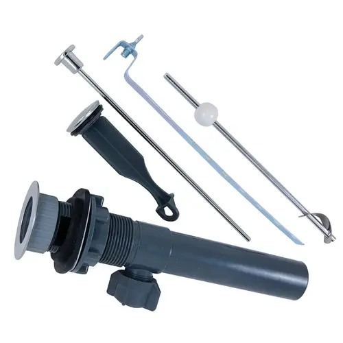 Plastic Pop-Up Assembly Chrome Plastic Pop-Up Assembly Chrome