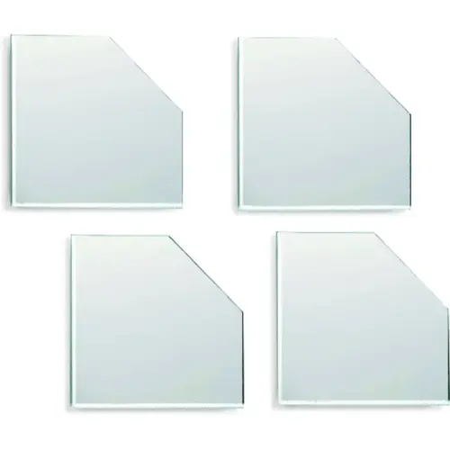 Mirror Corner Acrylic Self-Adhesive 2-7/8" x 2-7/8" - pack of 4 Mirror Corner Acrylic Self-Adhesive 2-7/8" x 2-7/8" - pack of 4