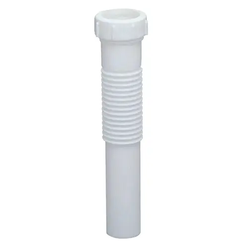 Flexible PVC Slip Joint Extension Tube 1-1/4" x 8" Flexible PVC Slip Joint Extension Tube 1-1/4" x 8"