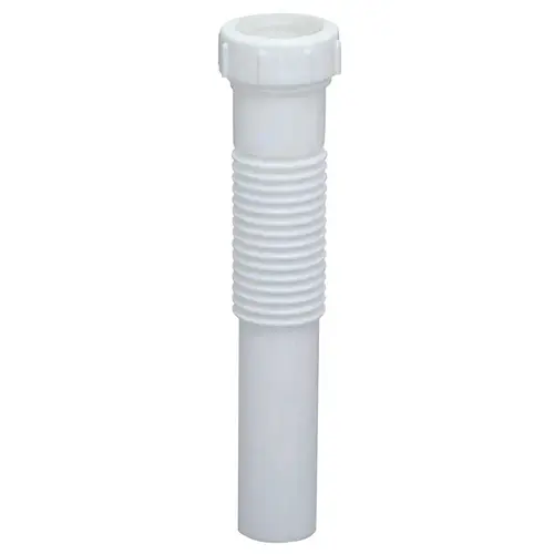 Flexible PVC Slip Joint Extension Tube 1-1/2" x 12" Flexible PVC Slip Joint Extension Tube 1-1/2" x 12"
