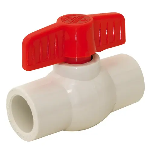 1/2" PVC Ball Valve, Solvent Weld 1/2" PVC Ball Valve, Solvent Weld