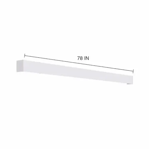 Project Source Cordless White Vertical Blind Headrail, 78-in Project Source Cordless White Vertical Blind Headrail, 78-in