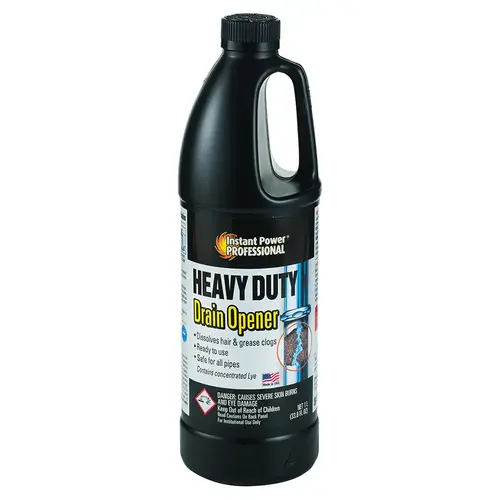 IP Pro Heavy Duty Drain Opener 1 Liter Bottle IP Pro Heavy Duty Drain Opener 1 Liter Bottle