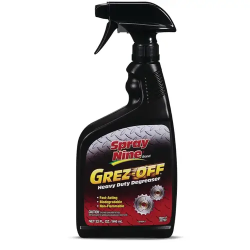 Grez-Off Heavy-Duty & Degreaser 32 oz Spray Bottle Grez-Off Heavy-Duty & Degreaser 32 oz Spray Bottle