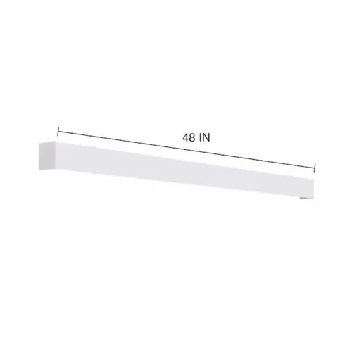Project Source Cordless White Vertical Blind Headrail 48-in Project Source Cordless White Vertical Blind Headrail 48-in