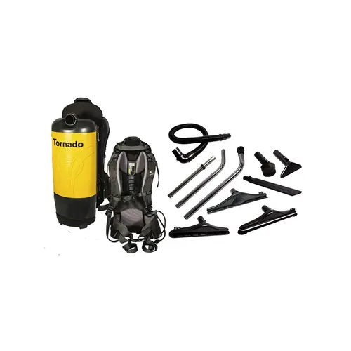 Tornado Pac-Vac 10 Aircomfort Backpack Vacuum Tornado Pac-Vac 10 Aircomfort Backpack Vacuum