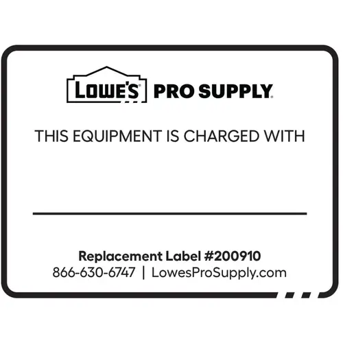 Blank Refrigerant ID Labels - pack of 10 Blank Refrigerant ID Labels - pack of 10