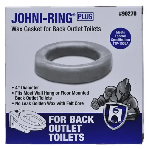 Oatey Hercules Johni-Ring Wax Ring For Back Outlet Toilets Oatey Hercules Johni-Ring Wax Ring For Back Outlet Toilets