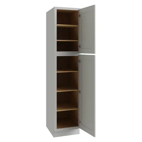 Reliabilt Parkstone Grey Utility Cabinet, 18-in x 84-in x 24-in Reliabilt Parkstone Grey Utility Cabinet, 18-in x 84-in x 24-in