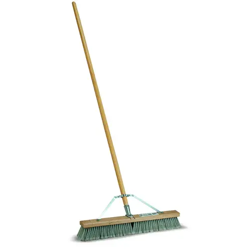 24" Poly Push Broom with Handle 24" Poly Push Broom with Handle