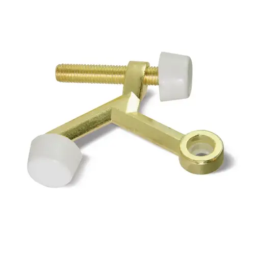 Hinge Pin Door Stop Polished Brass - pack of 10 Hinge Pin Door Stop Polished Brass - pack of 10