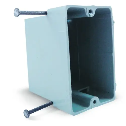 Nail-In PVC Single Gang Work Box Nail-In PVC Single Gang Work Box