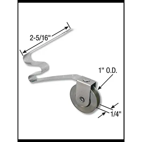 Screen Door Tension Roller Assembly 1" Steel Wheel - pack of 2 Screen Door Tension Roller Assembly 1" Steel Wheel - pack of 2