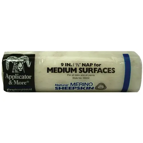 Linzer Sheepskin Roller Cover, 1/2" Nap x 9" Width Linzer Sheepskin Roller Cover, 1/2" Nap x 9" Width
