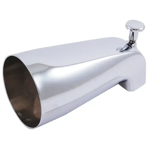 Chrome Front-Lift Diverter Tub Spout 1/2" FIP Chrome Front-Lift Diverter Tub Spout 1/2" FIP