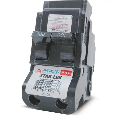Federal Style Main Breaker, 100 Amp, Double Pole, 2P100 Federal Style Main Breaker, 100 Amp, Double Pole, 2P100