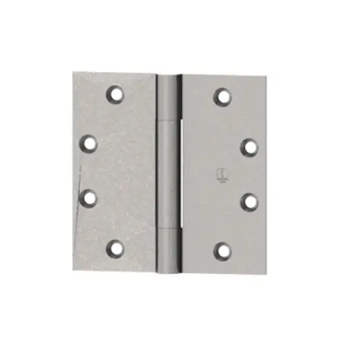 Full Mortise Commercial Hinge, Standard Weight, Concealed Anti-Friction Bearing, Three Knuckle, 4-1/2" x 4-1/2", Raised Barrel, Brass Full Mortise Commercial Hinge, Standard Weight, Concealed Anti-Friction Bearing, Three Knuckle, 4-1/2" x 4-1/2", Raised Barrel, Brass