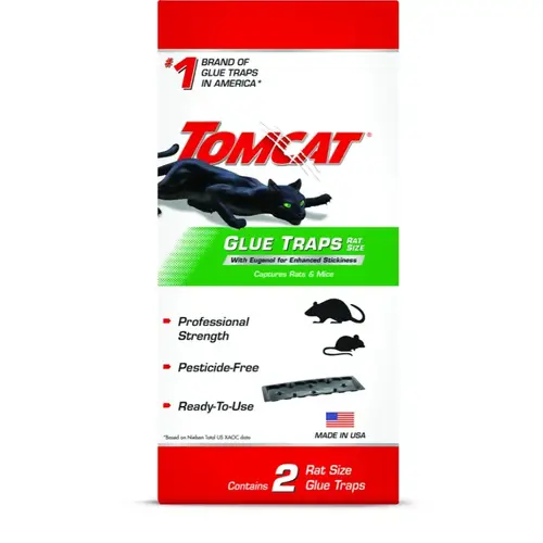 Prebaited Rat & Mouse Glue Traps, Pack of 2 Prebaited Rat & Mouse Glue Traps, Pack of 2