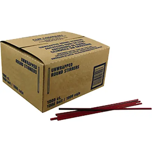 Plastic Stir Sticks 5-1/4"L - pack of 1000 Plastic Stir Sticks 5-1/4"L - pack of 1000