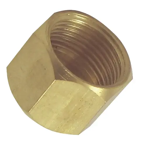 3/8" Brass Compression Caps - pack of 10 3/8" Brass Compression Caps - pack of 10