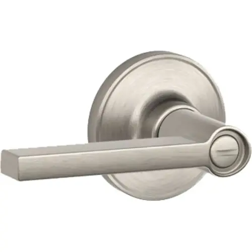 Schlage Solstice Privacy Lever Satin Nickel Schlage Solstice Privacy Lever Satin Nickel