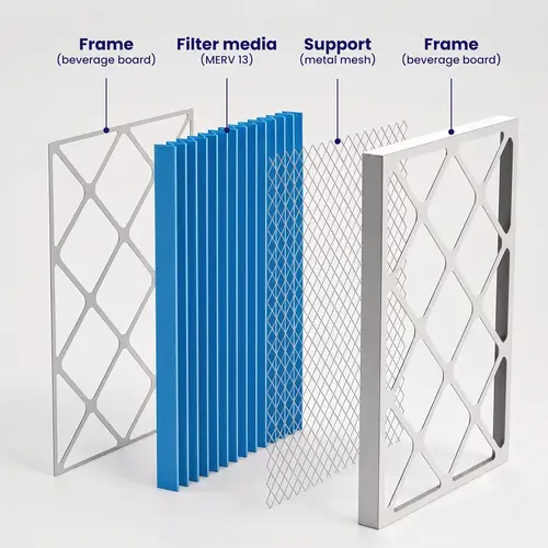 20x24x2 Air Filter - MERV 13 20x24x2 Air Filter - MERV 13