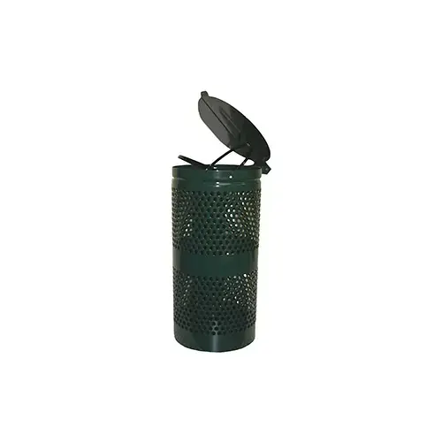 Dogipot Trash Receptacle with Hinged Lid Dogipot Trash Receptacle with Hinged Lid