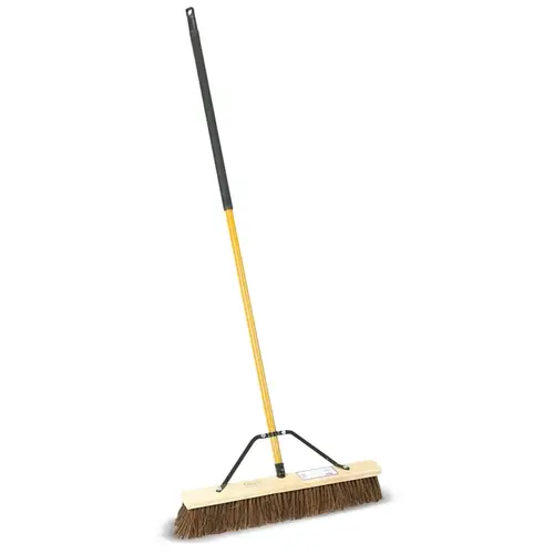 24" Palmyra Push Broom with Handle 24" Palmyra Push Broom with Handle